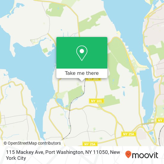 115 Mackey Ave, Port Washington, NY 11050 map