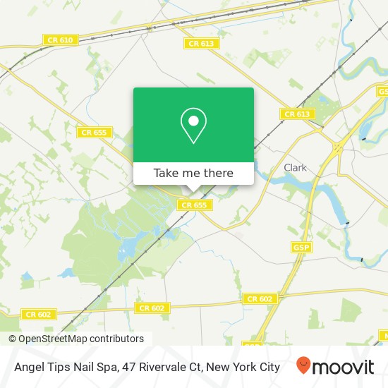 Mapa de Angel Tips Nail Spa, 47 Rivervale Ct