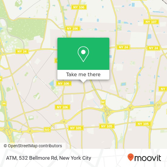 ATM, 532 Bellmore Rd map