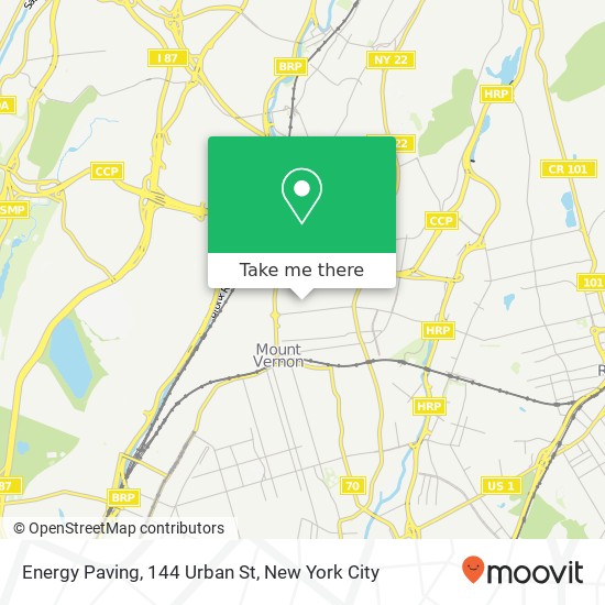 Energy Paving, 144 Urban St map