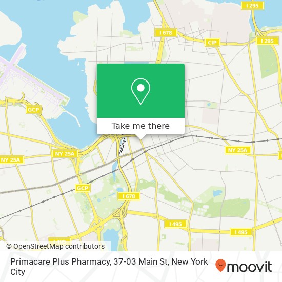 Primacare Plus Pharmacy, 37-03 Main St map