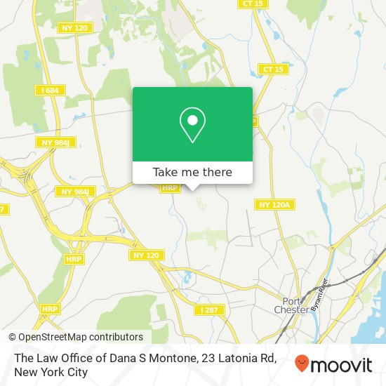 Mapa de The Law Office of Dana S Montone, 23 Latonia Rd