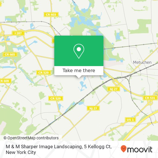 Mapa de M & M Sharper Image Landscaping, 5 Kellogg Ct