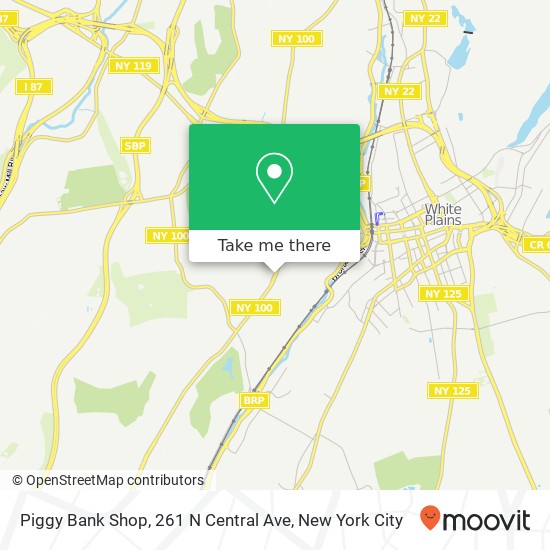 Mapa de Piggy Bank Shop, 261 N Central Ave