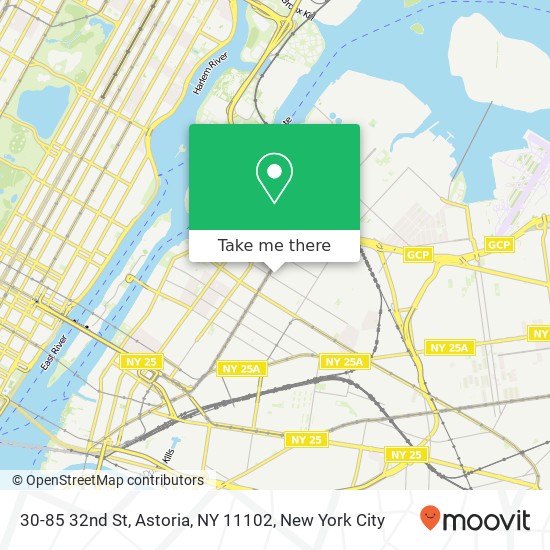 Mapa de 30-85 32nd St, Astoria, NY 11102