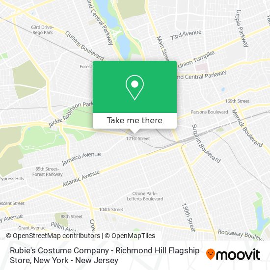 Mapa de Rubie's Costume Company - Richmond Hill Flagship Store