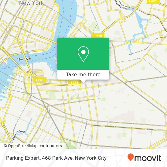 Parking Expert, 468 Park Ave map