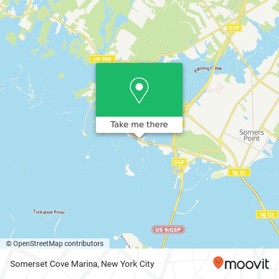 Mapa de Somerset Cove Marina