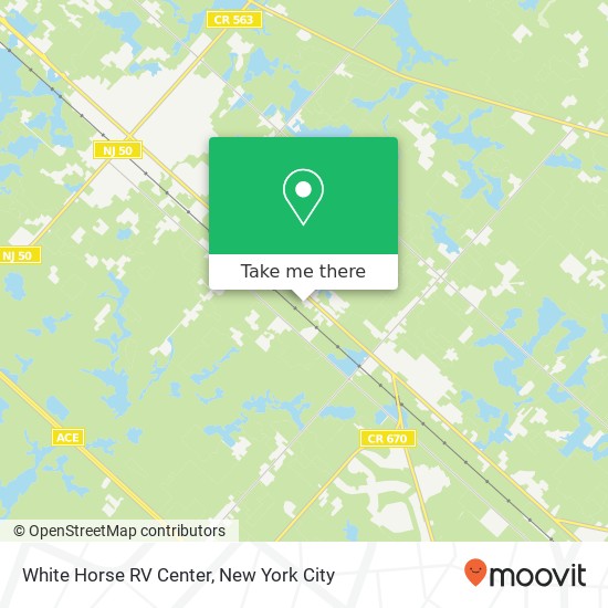 White Horse RV Center map