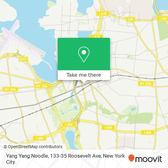 Mapa de Yang Yang Noodle, 133-35 Roosevelt Ave
