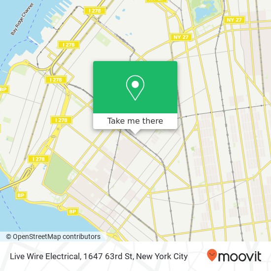 Mapa de Live Wire Electrical, 1647 63rd St