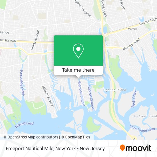 Freeport Nautical Mile map