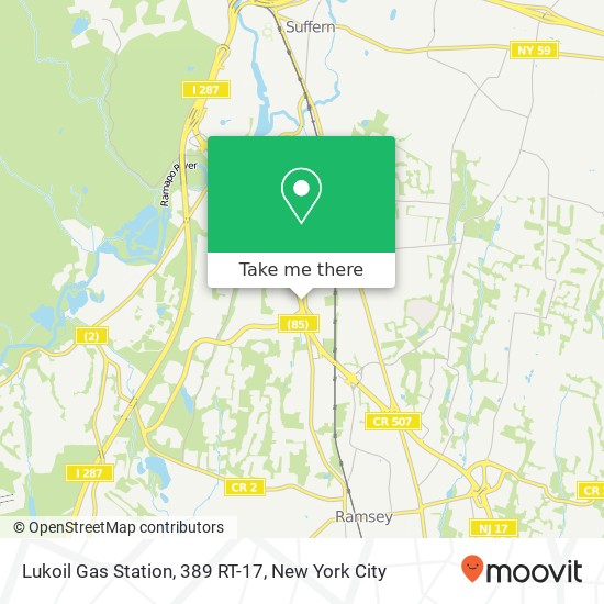Mapa de Lukoil Gas Station, 389 RT-17