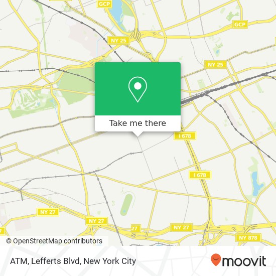 Mapa de ATM, Lefferts Blvd
