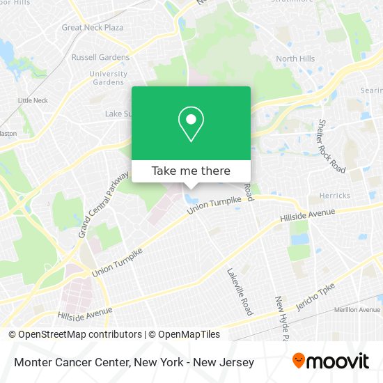 Mapa de Monter Cancer Center