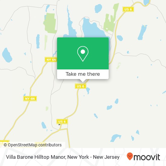 Mapa de Villa Barone Hilltop Manor, 466 Route 6