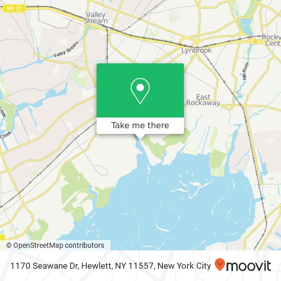 1170 Seawane Dr, Hewlett, NY 11557 map