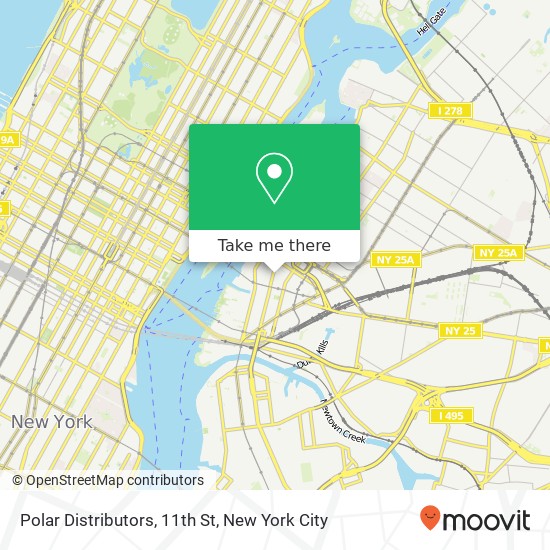 Mapa de Polar Distributors, 11th St