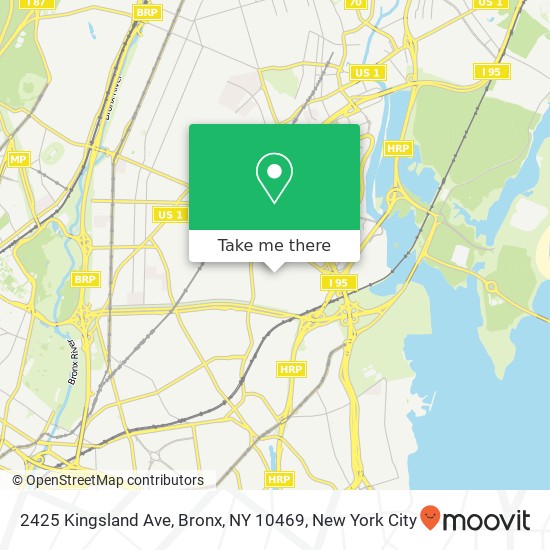 2425 Kingsland Ave, Bronx, NY 10469 map