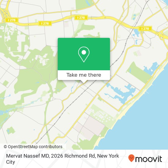 Mapa de Mervat Nassef MD, 2026 Richmond Rd