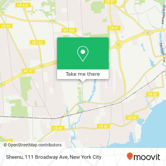Mapa de Sheenu, 111 Broadway Ave