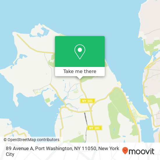 89 Avenue A, Port Washington, NY 11050 map