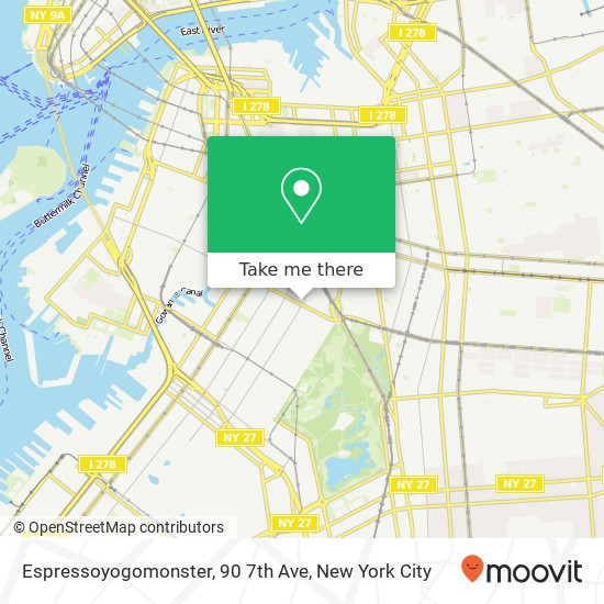Mapa de Espressoyogomonster, 90 7th Ave