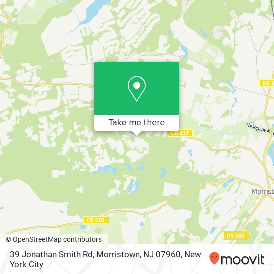 39 Jonathan Smith Rd, Morristown, NJ 07960 map