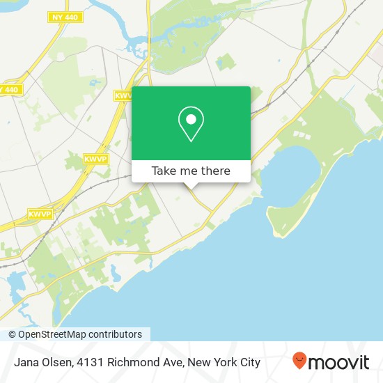 Mapa de Jana Olsen, 4131 Richmond Ave