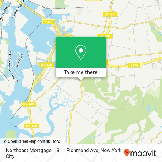 Mapa de Northeast Mortgage, 1911 Richmond Ave
