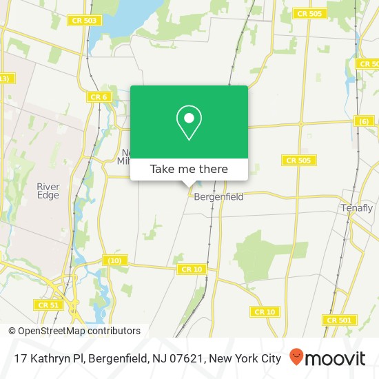 17 Kathryn Pl, Bergenfield, NJ 07621 map