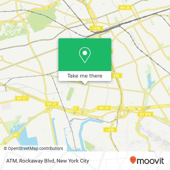 ATM, Rockaway Blvd map