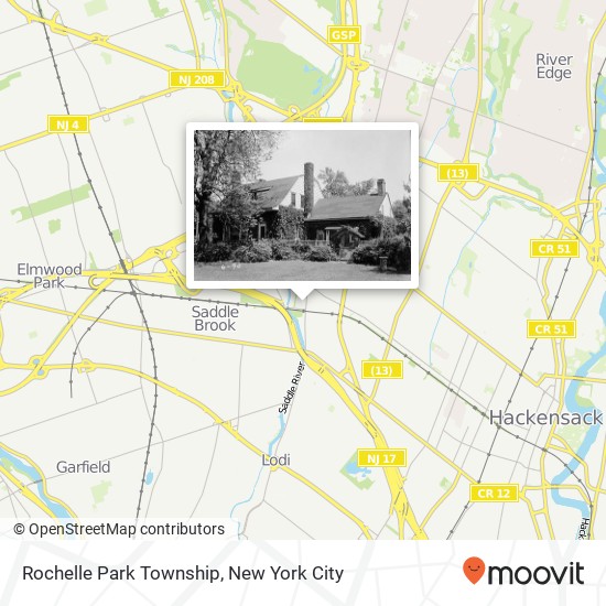 Mapa de Rochelle Park Township