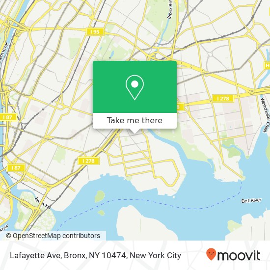 Lafayette Ave, Bronx, NY 10474 map