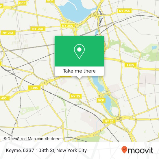 Keyme, 6337 108th St map