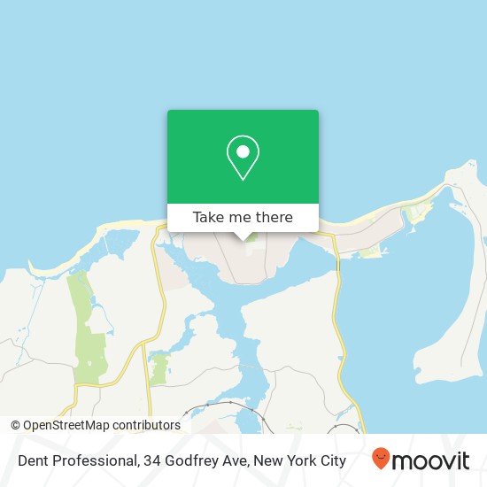 Mapa de Dent Professional, 34 Godfrey Ave