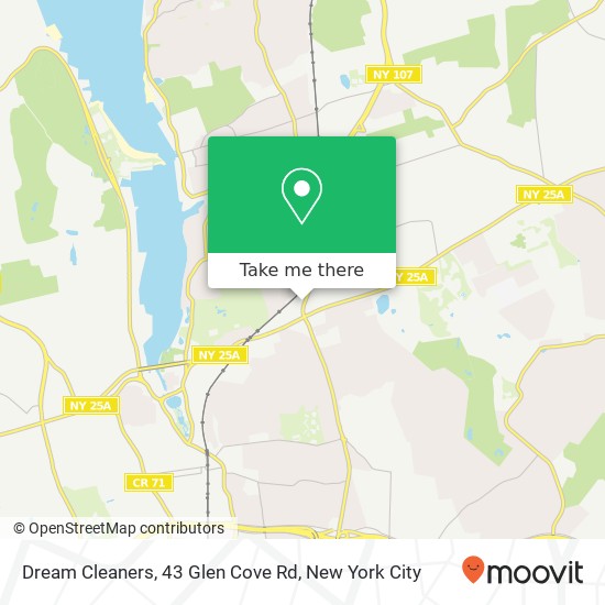 Dream Cleaners, 43 Glen Cove Rd map