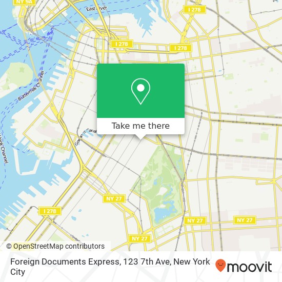 Foreign Documents Express, 123 7th Ave map