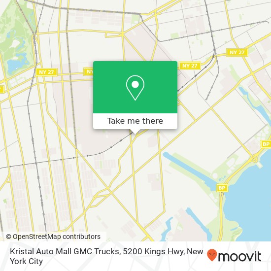 Kristal Auto Mall GMC Trucks, 5200 Kings Hwy map