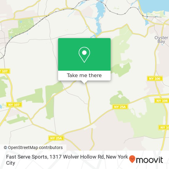 Fast Serve Sports, 1317 Wolver Hollow Rd map