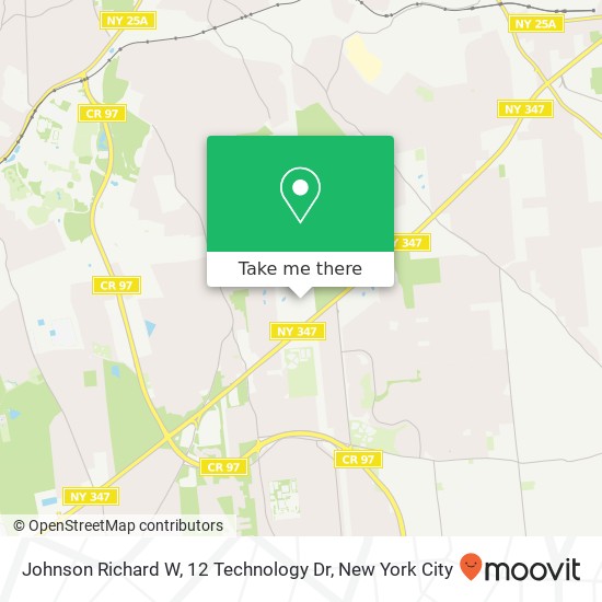 Mapa de Johnson Richard W, 12 Technology Dr