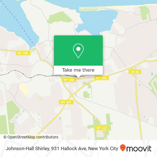 Mapa de Johnson-Hall Shirley, 931 Hallock Ave