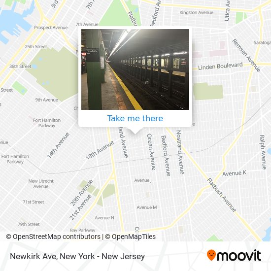 Mapa de Newkirk Ave