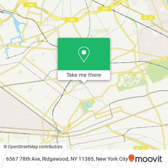 6567 78th Ave, Ridgewood, NY 11385 map