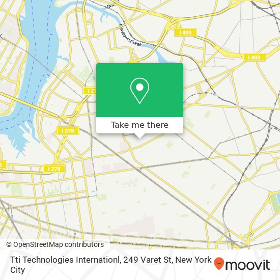 Tti Technologies Internationl, 249 Varet St map