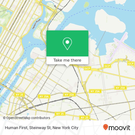 Mapa de Human First, Steinway St