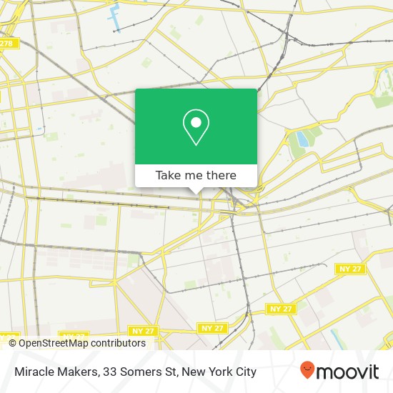 Miracle Makers, 33 Somers St map