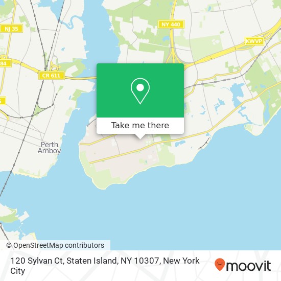 Mapa de 120 Sylvan Ct, Staten Island, NY 10307