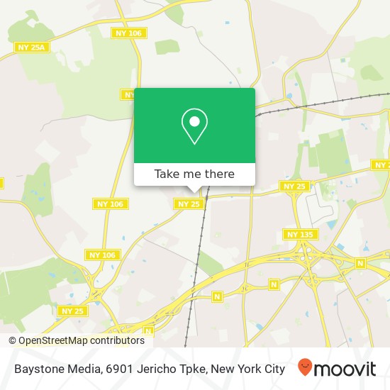 Mapa de Baystone Media, 6901 Jericho Tpke
