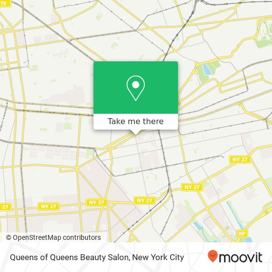 Mapa de Queens of Queens Beauty Salon, 339 Rockaway Ave